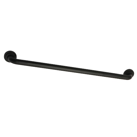 Kingston Brass DR414300 30-Inch x 1-1/4-Inch O.D Grab Bar, Matte Black DR414300